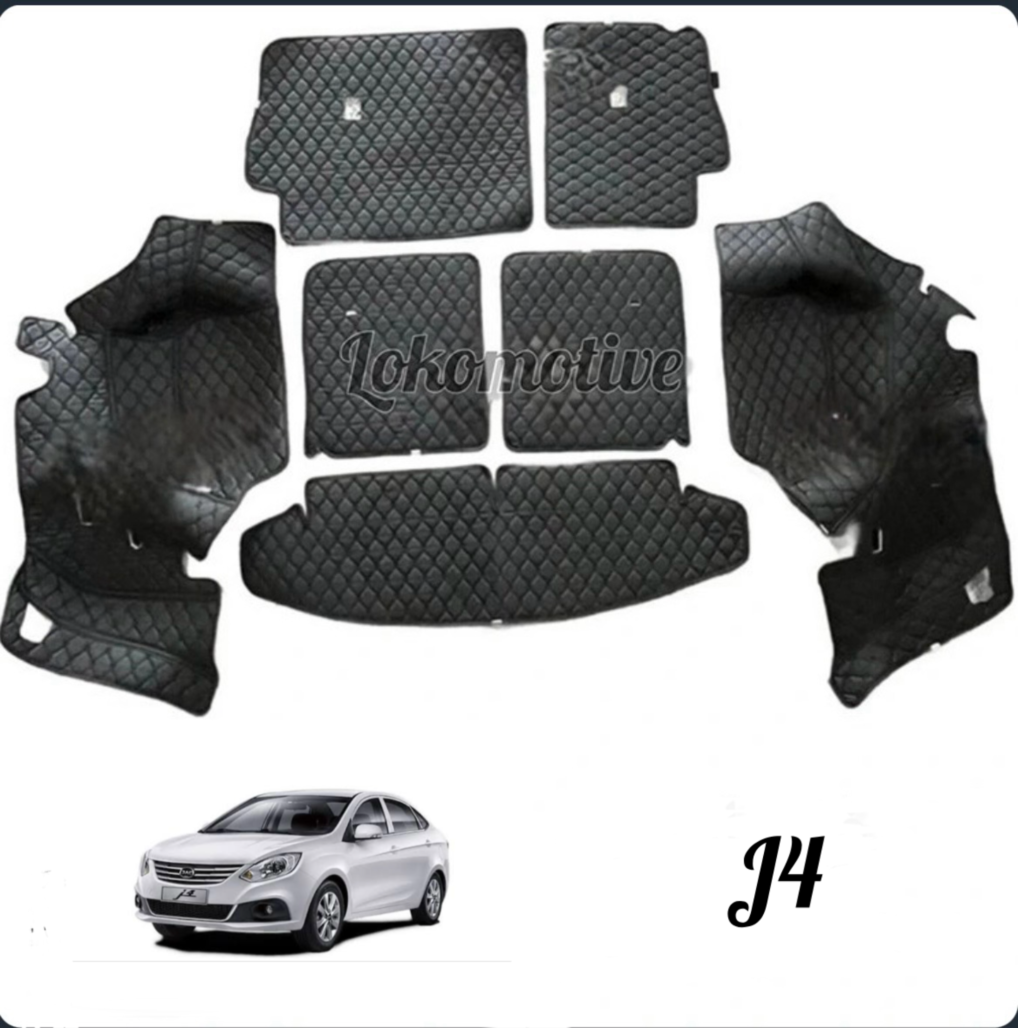 کفپوش صندوق ۳۶۰ درجه گلدوزی جک j4